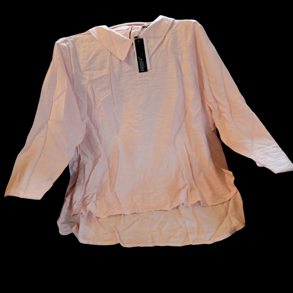 NWT Zanzea Gauzy Hi/Lo Top Size 5XL fits like 3X